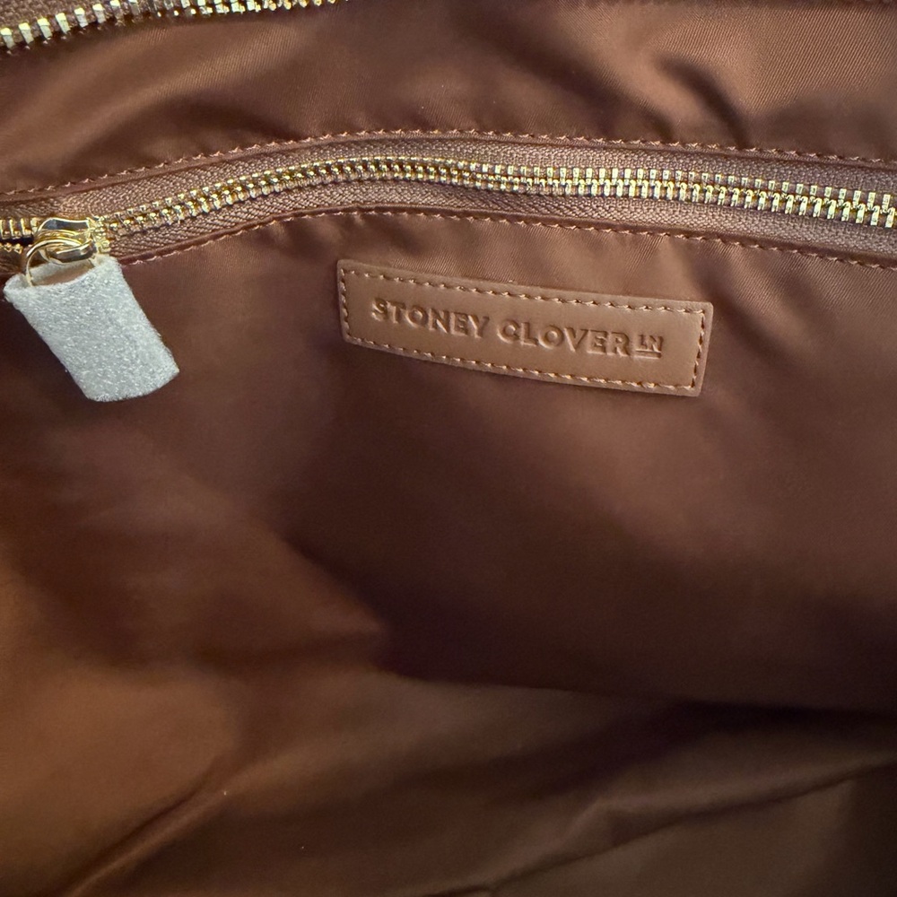 Stoney Clover Lane Espresso Nylon Pocket Convertible Tote - Picture 13 of 15